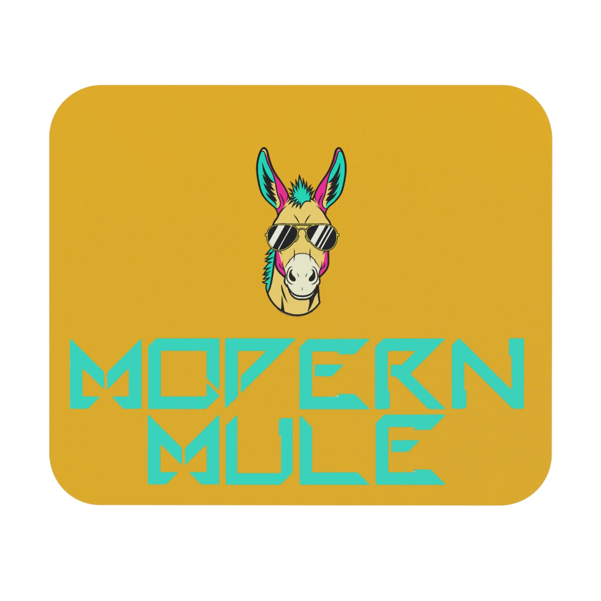 Modern Mule Mouse Pad β Retro Graphic Desk Mat with 'Modern Mule' Text